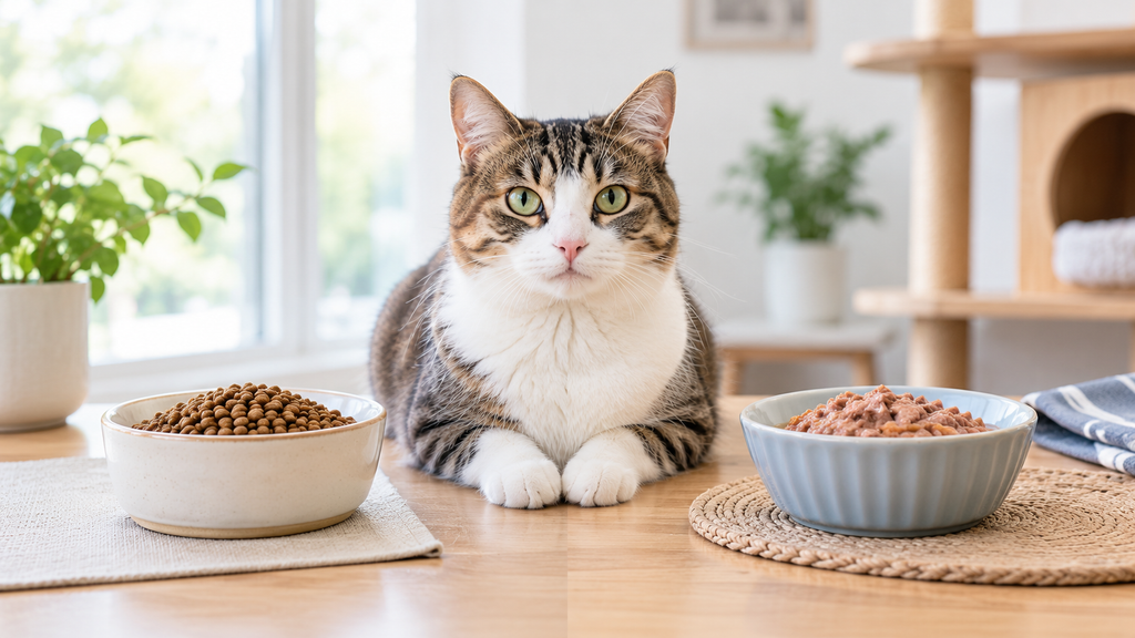 Hydrolyzed and novel protein cat food for allergies